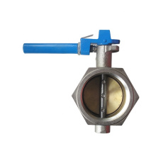Manufacturer Handle Lever Screw End Type Butterfly Valve